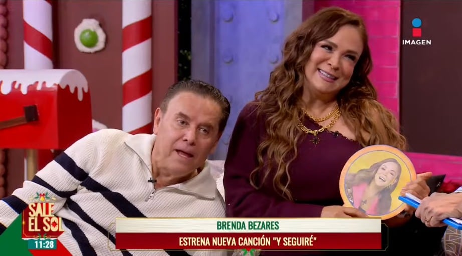 Mario Bezares llega con Brenda Bezares a Sale el Sol para anunciar su nueva canción Y Seguiré