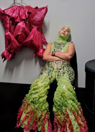 Tatiana como 'Carnívora' en ¿Quién es la Máscara 2021?