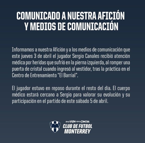 Comunicado de Rayados