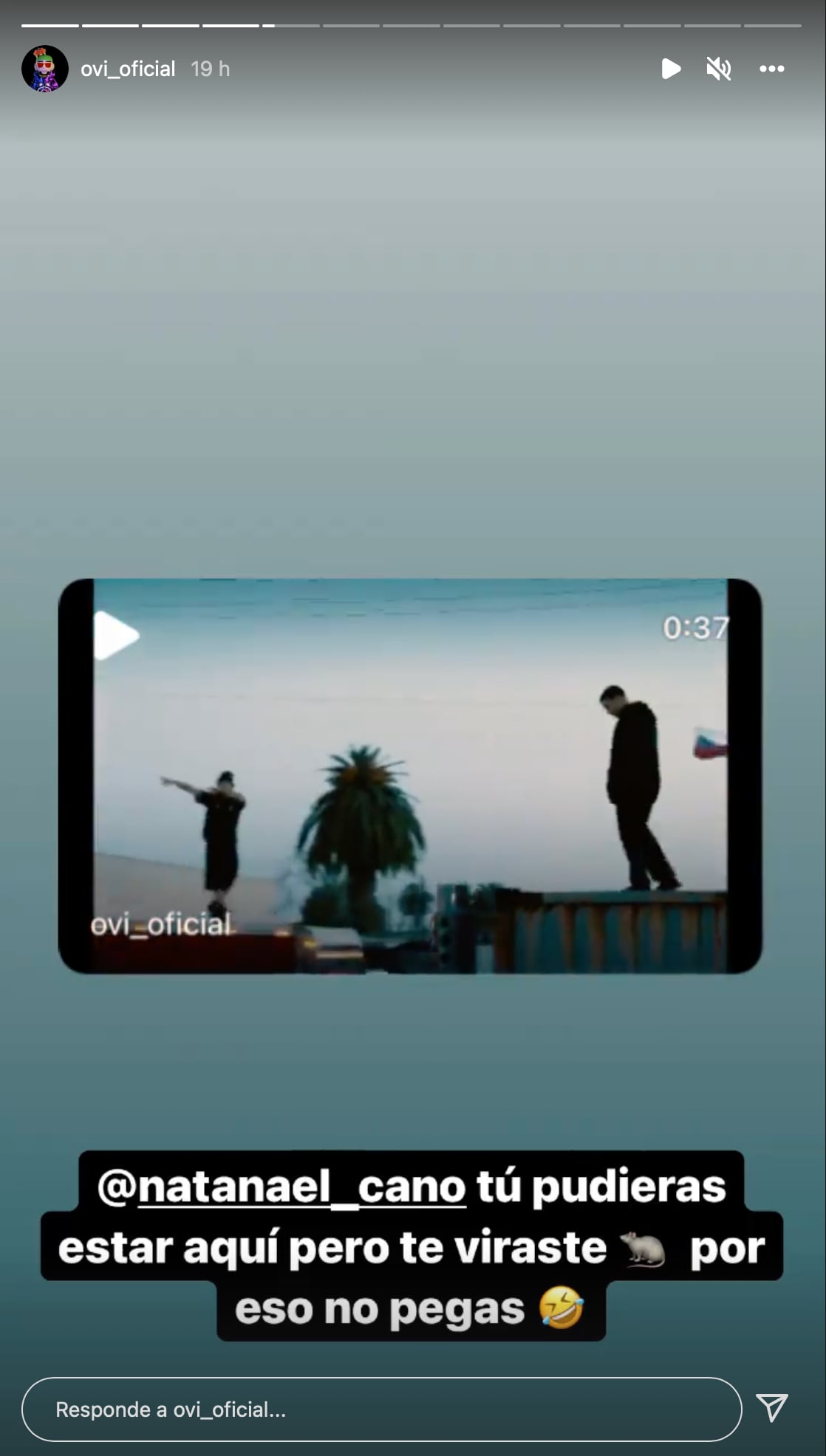 Ovi le responde a Natanael Cano: “Por eso no pegas”