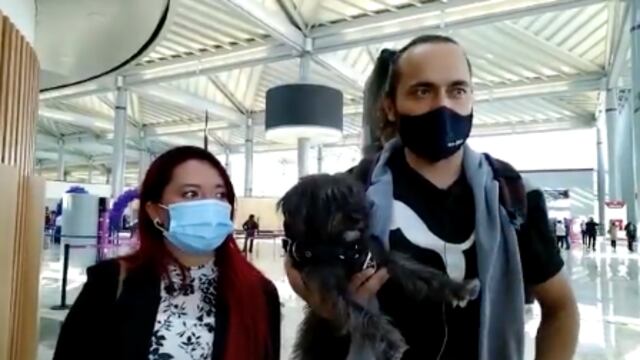 captura de video, Jako el primer perrito en viajar desde el AIFA