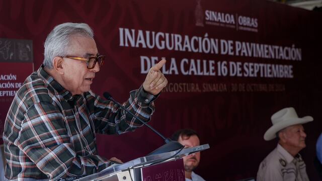 Rubén Rocha en Angostura