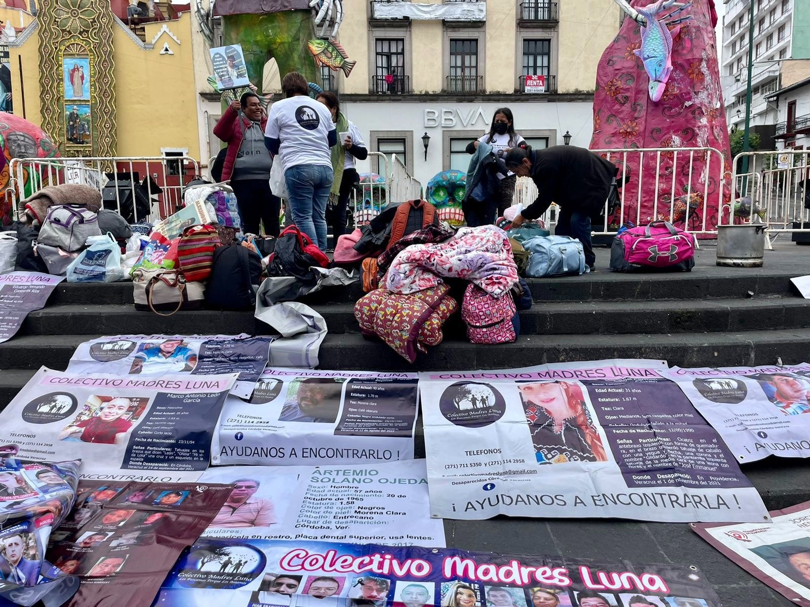 Campamento de colectivos de búsqueda