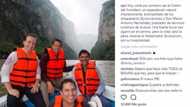 EPN compartió una fotografía en Instagram