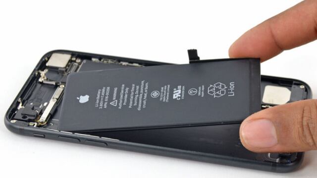 Batería del iPhone 7.