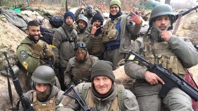 Voluntarios que han llegado a Ucrania