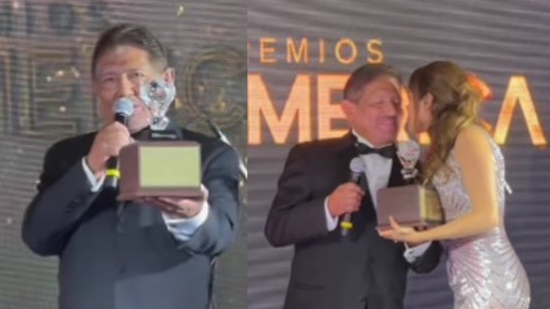 Juan Osorio le dedica su premio America Global Awards a “su mujer”, Eva Daniela