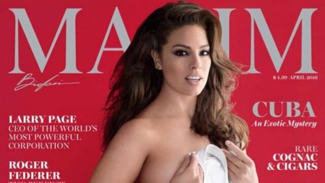 ¿Será que Maxim exageró el uso del Photoshop?