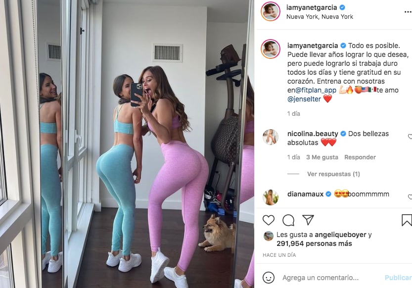 Yanet García y Jen Selter