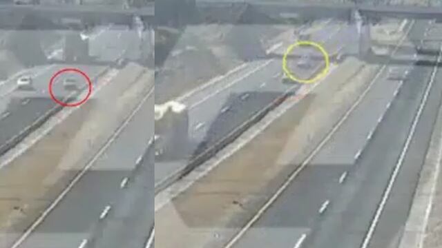 Carros protagonizan brutal choque en libramiento Apizaco-Huamantla; milagrosamente no hay heridos