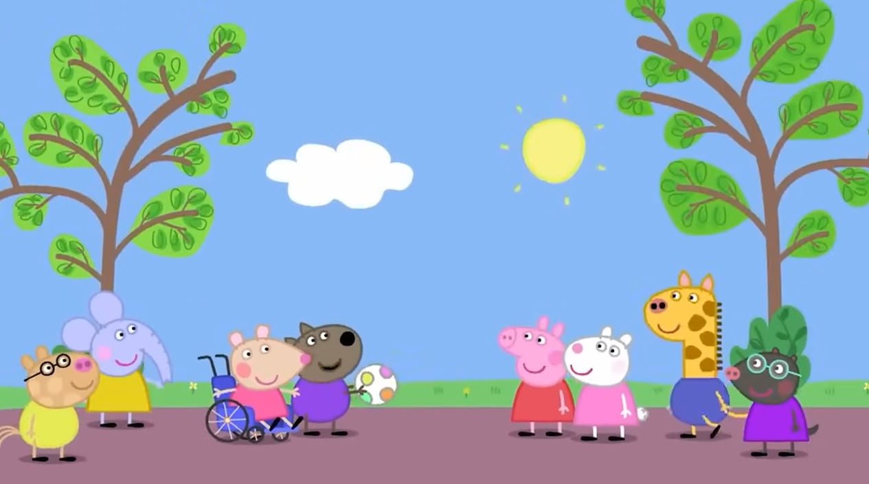Peppa Pig y Mandy Ratona