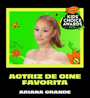 Ganadores Kids Choice Awards 2025