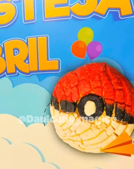 Concha de pokebola en Oxxo