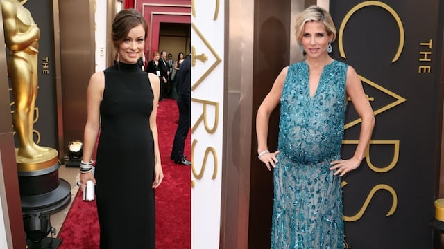 Olivia Wilde y Elsa Pataky lucieron su embarazo en la alfombra roja.