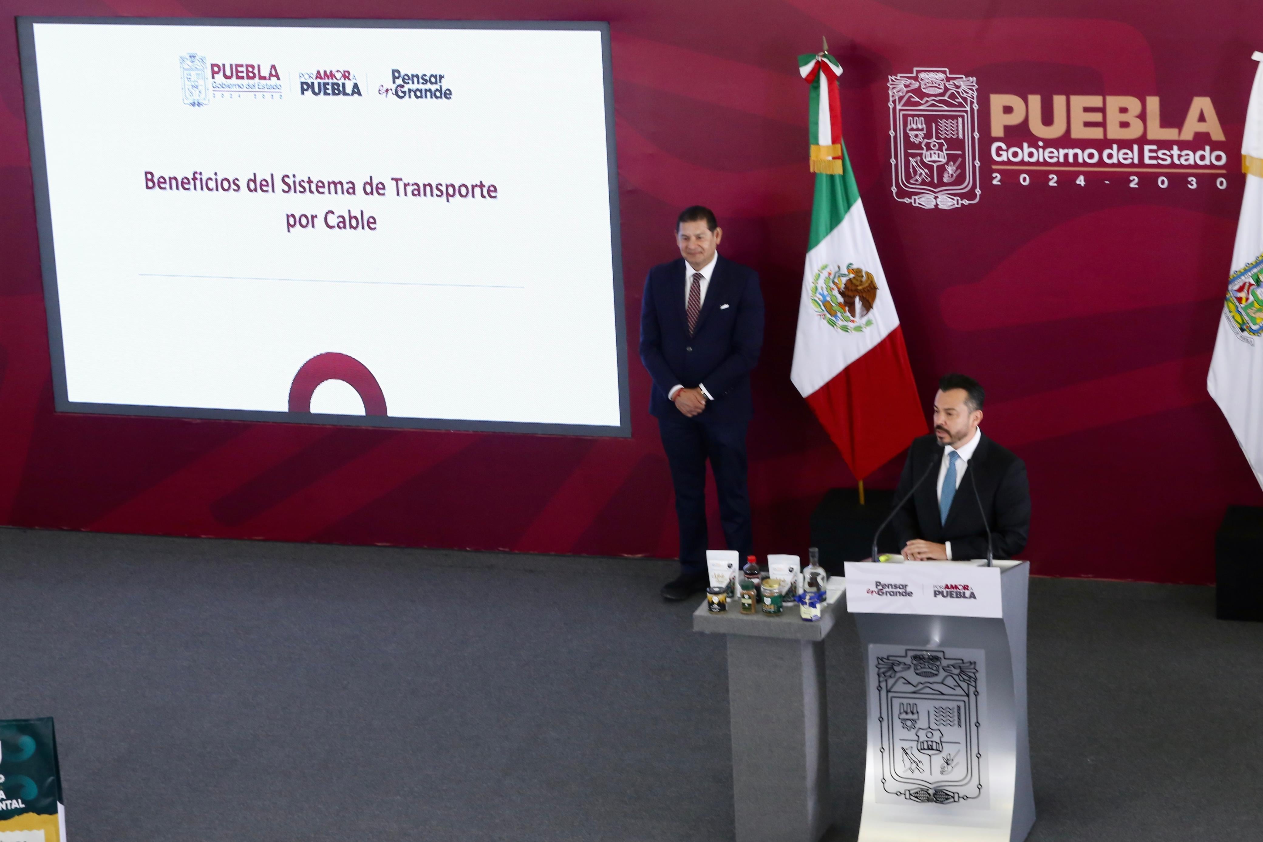 Transporte por cable en Puebla reducirá emisiones contaminantes
