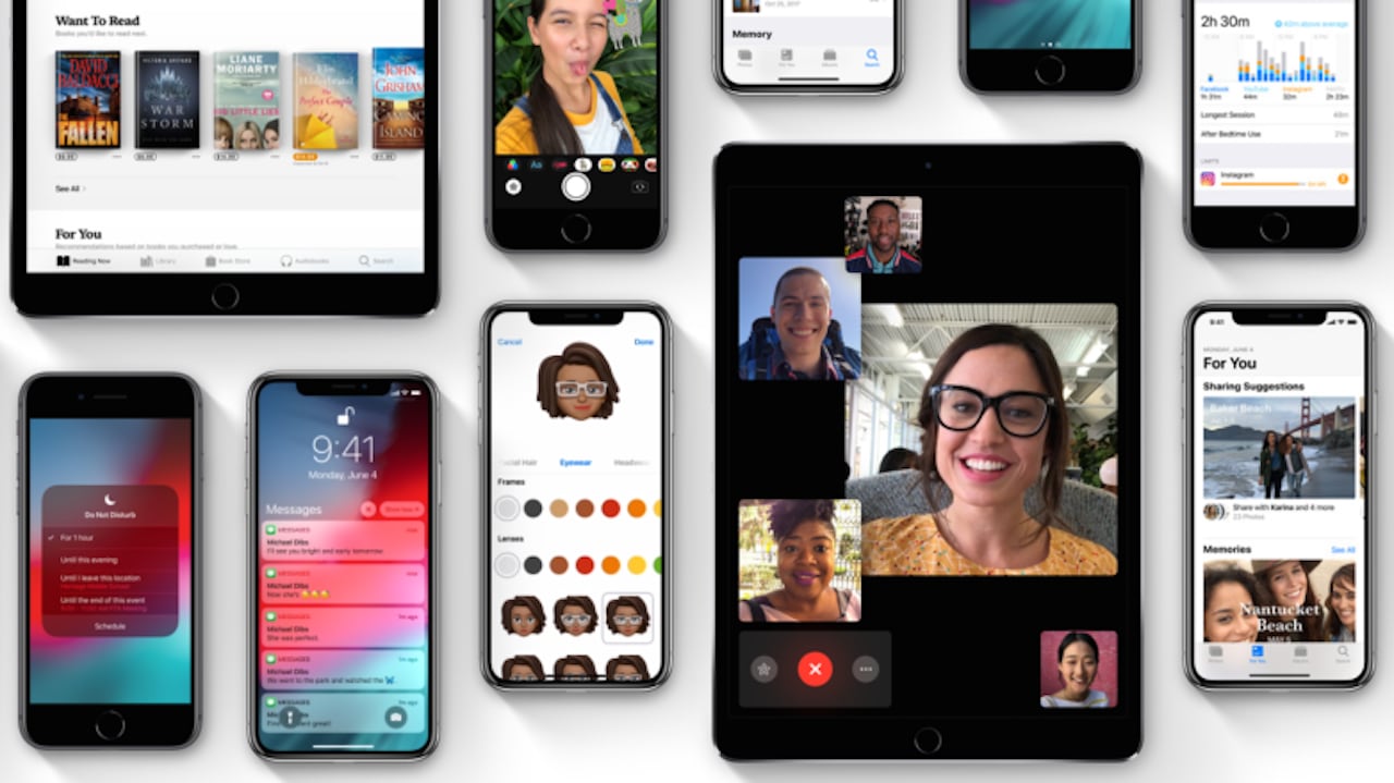 FaceTime en iOS 12.