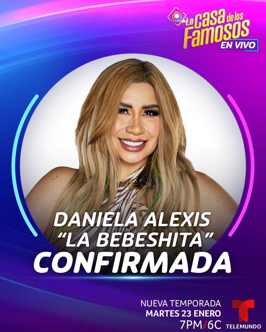 La Bebeshita es la nueva habitante de La casa de los famosos 4 de Telemundo.