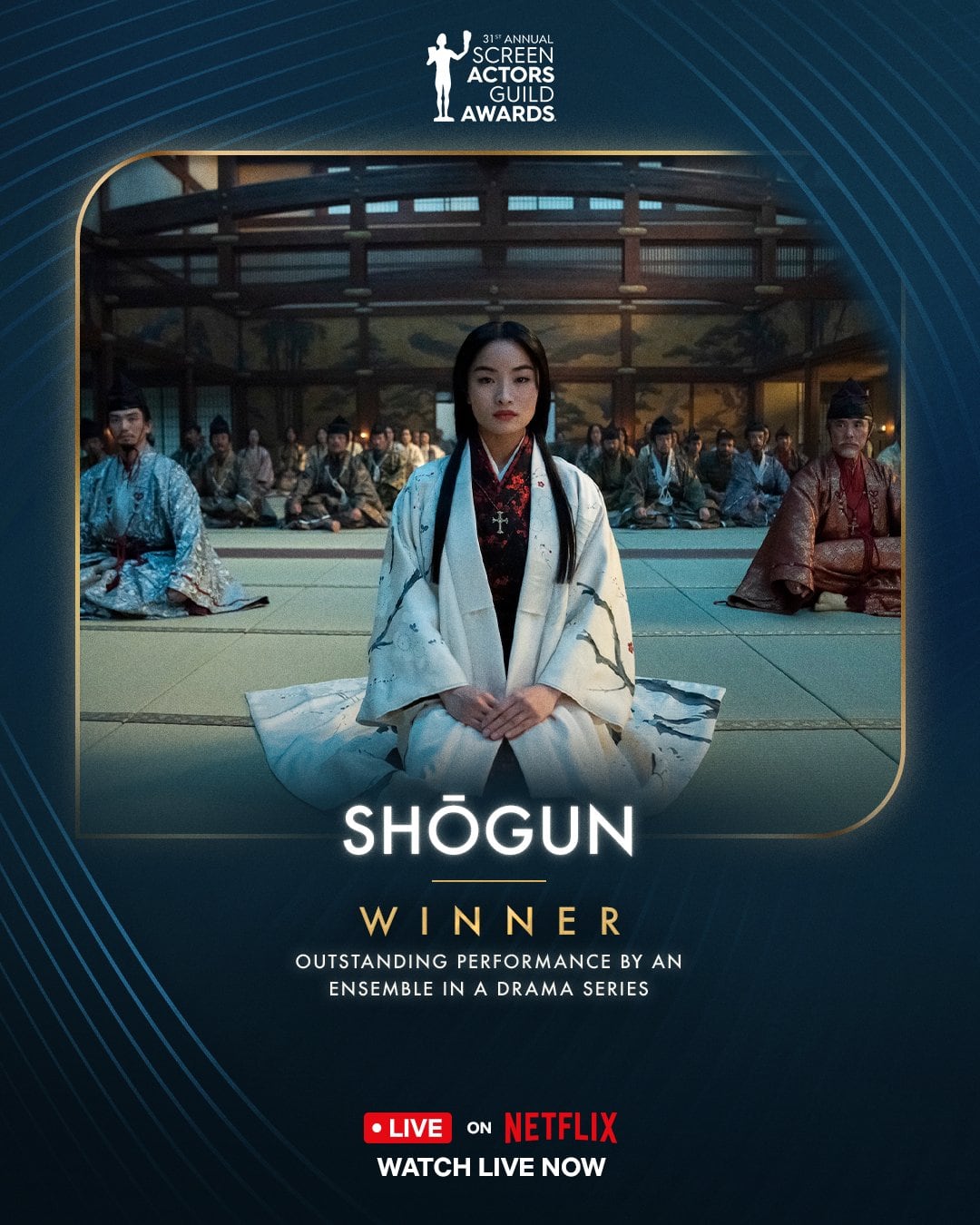 Shōgun, serie ganadora SAG Awards 2025