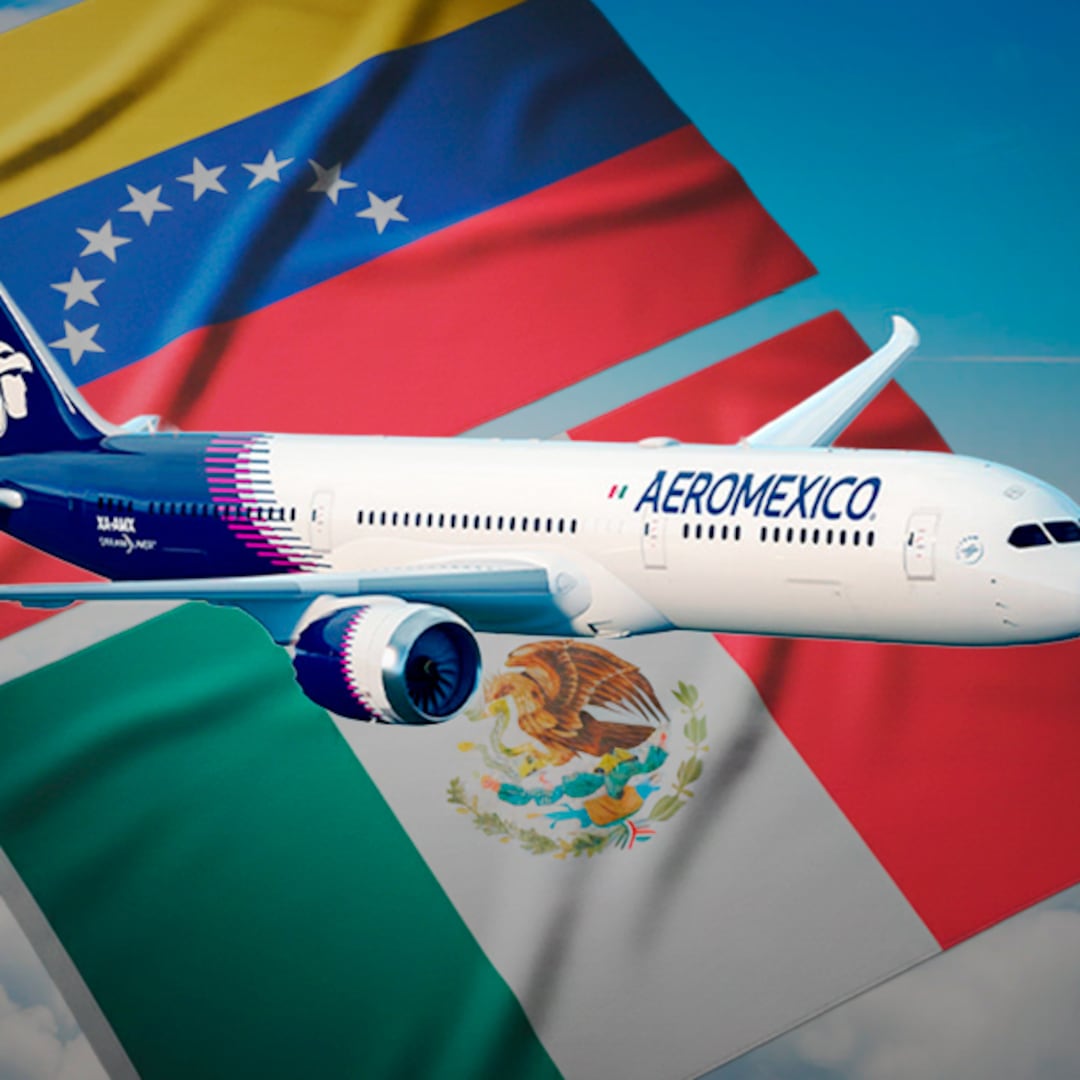 Aeroméxico reanudará vuelos directos entre CDMX y Caracas en 2026