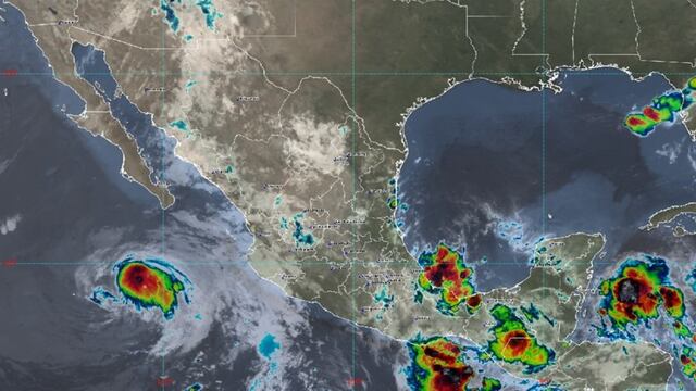 Imagen de satélite de Depresión tropical Celia
