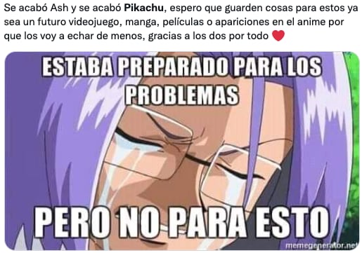 Memes se despiden de Ash Ketchum y Pikachu