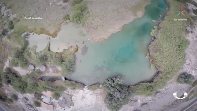 Pozas de agua, a punto de secarse en Coahuila