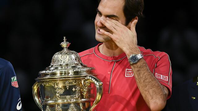 Federer no pudo contener las lágrimas tras ganar en su país