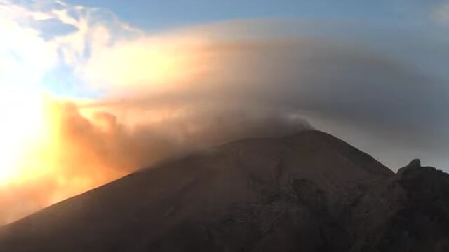 Volcán Popocatépetl el 13 de febrero