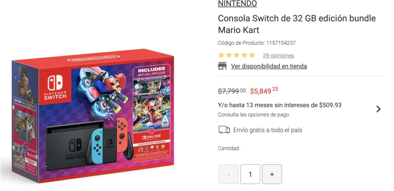 Nintendo Switch en Liverpool