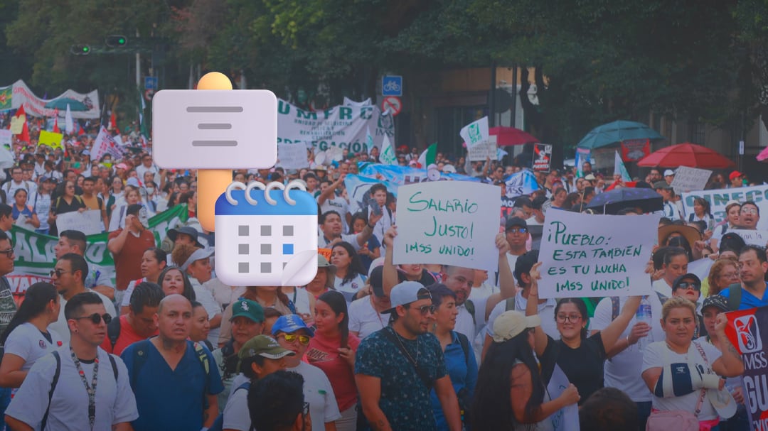 Trabajadores del IMSS anuncian marcha nacional para el 30 de octubre