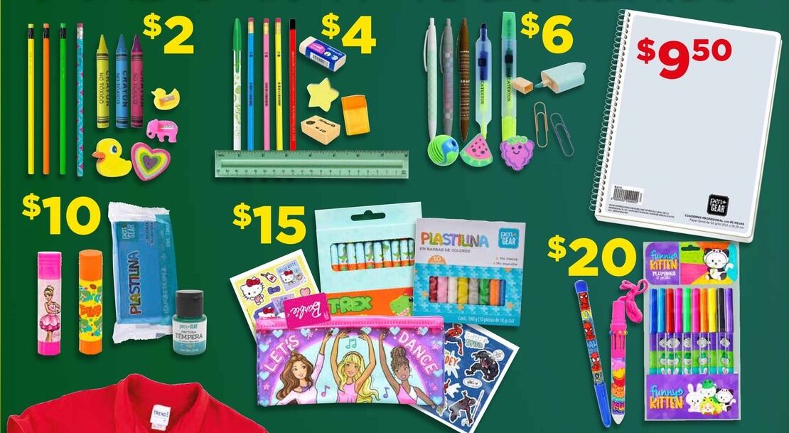 Útiles en Bodega Aurrerá