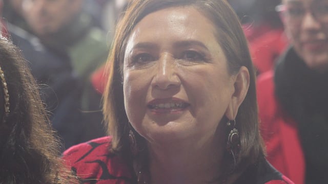 La candidata a la presidencia de la República por la alianza Va x México, Xóchitl Gálvez, se presentó en la entidad de Perote