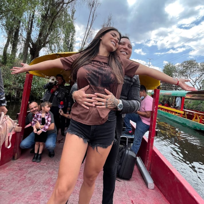 Edwin Luna y Kimberly Flores