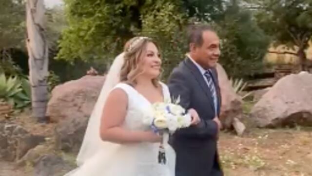 Novia durante la boda