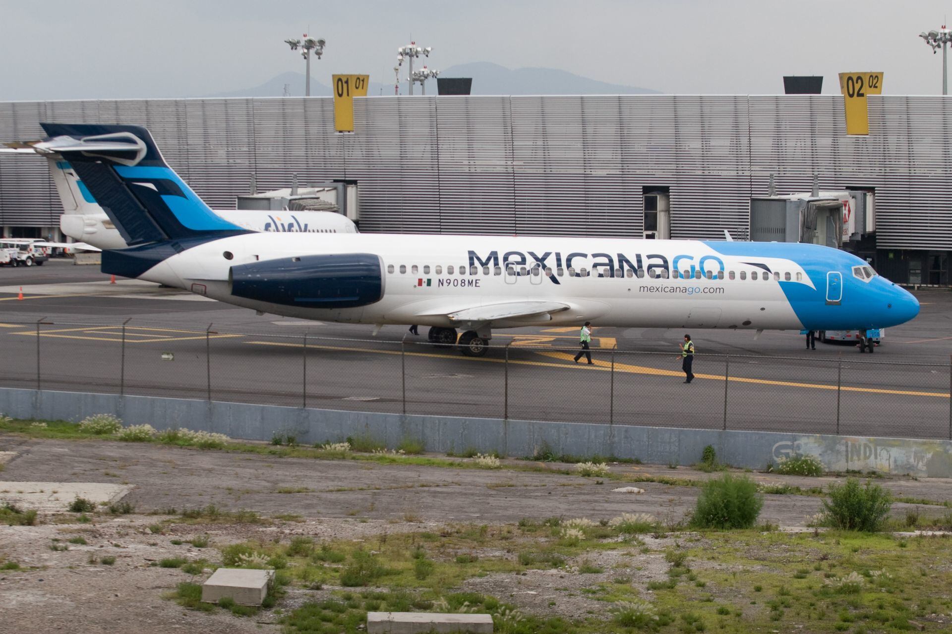 Avión de Mexicana de Aviación