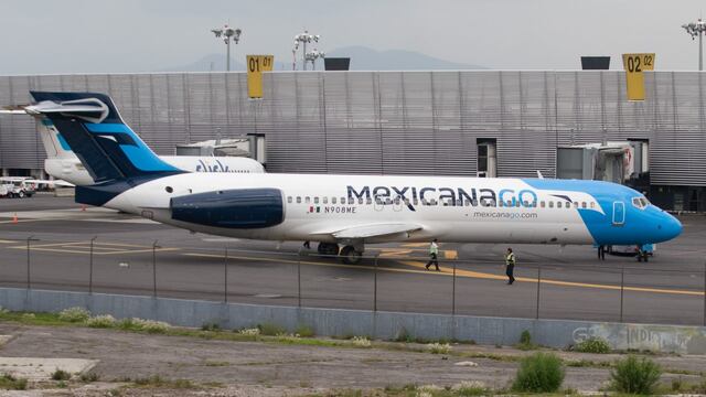 Avión de Mexicana de Aviación