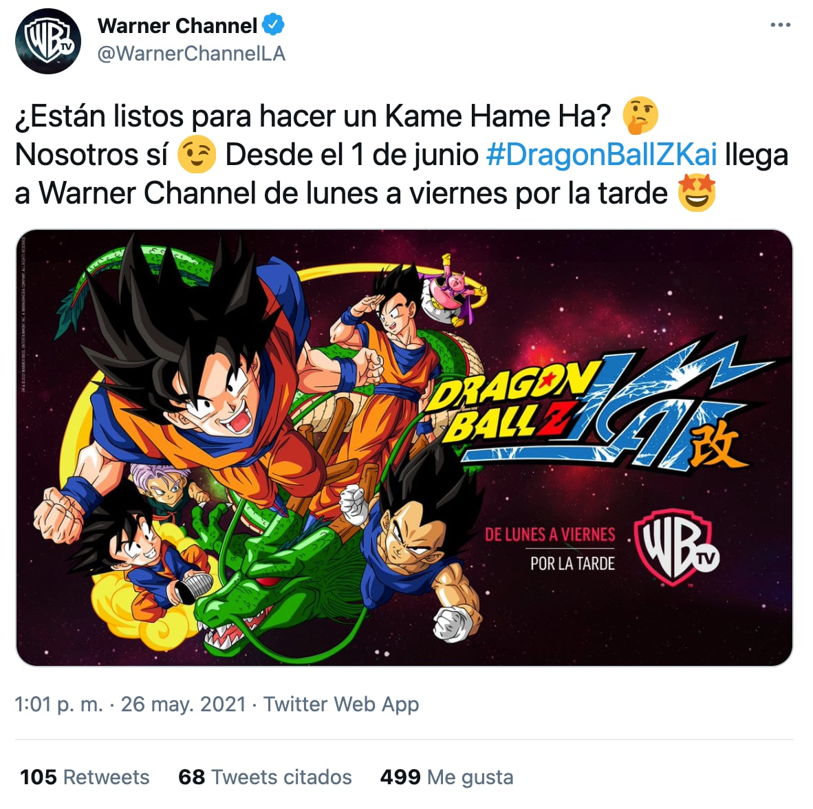Programación de Warner Channel