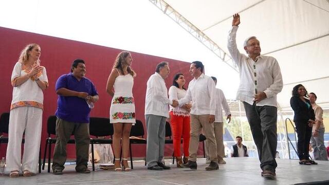 El presidente encabezó un acto en Tulum, Quintana Roo.