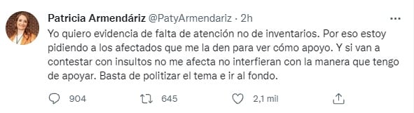 Tuit Patricia Armendáriz