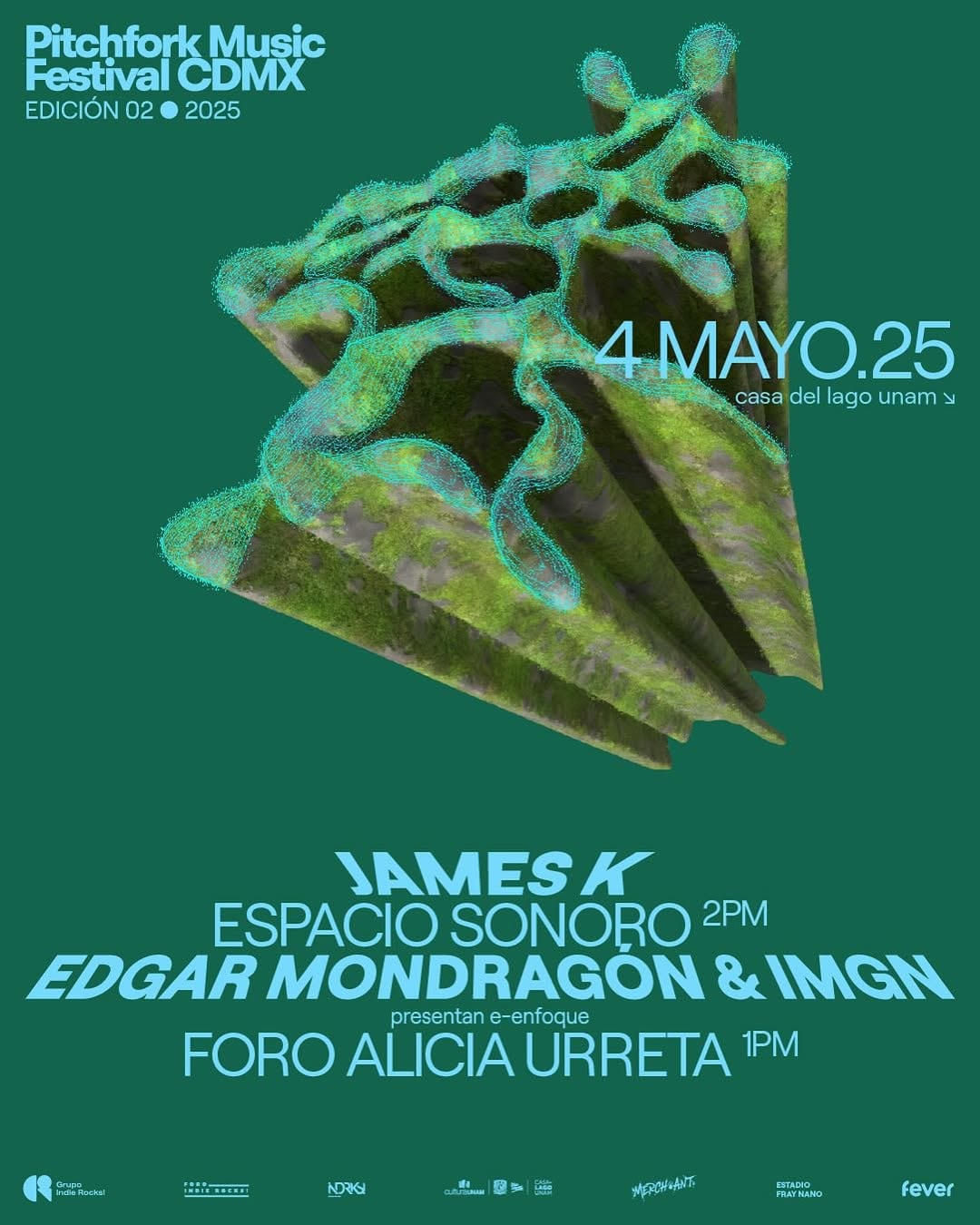 Pitchfork Music Festival 2025: Horarios domingo 4 de mayo