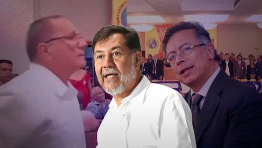 Noroña presencia choque entre Gustavo Petro y diputados chavistas