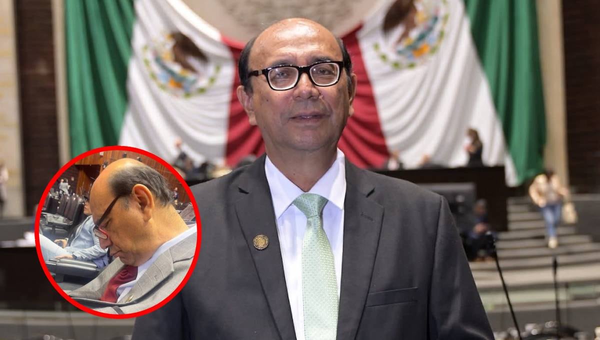 Cachan al diputado Isidro Enrique Villegas dormido en plena sesión