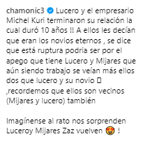 Lucero y Michel Kuri terminaron, y ya ven a Manuel Mijares como el culpable.