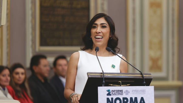 Norma Pimentel presenta su segundo informe legislativo en Puebla