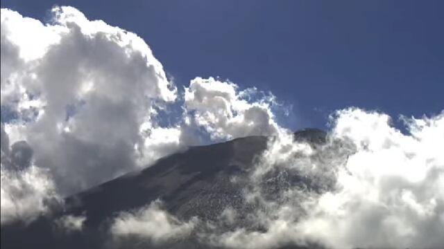 Volcán Popocatépetl el 8 de diciembre