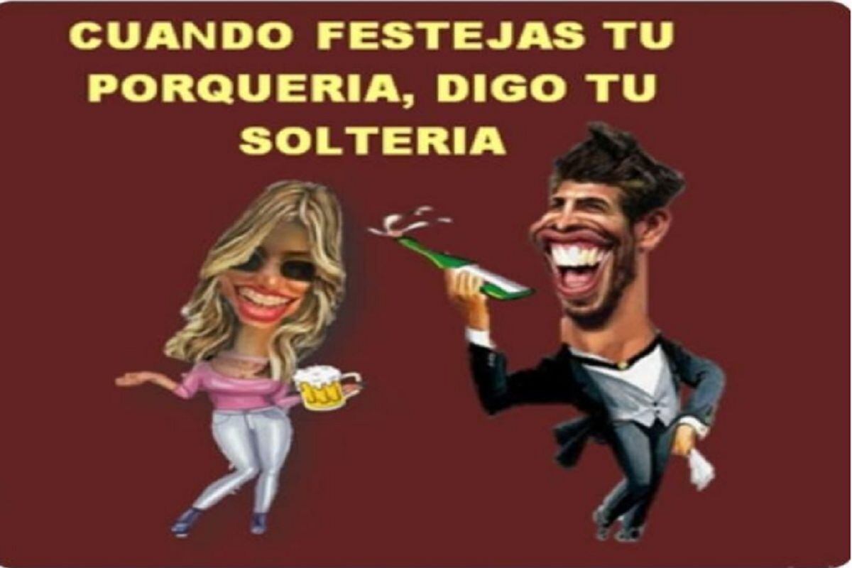 Se burla de Clara Chía y Gerard Piqué