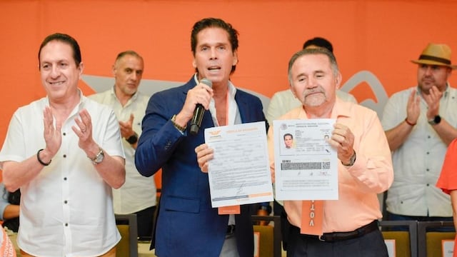 Roberto Palazuelos se afilia al partido Movimiento Ciudadano. / Tomada de X (antes Twitter)