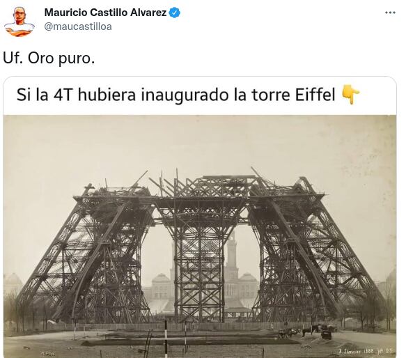 Mauricio Castillo de burla de la 4T