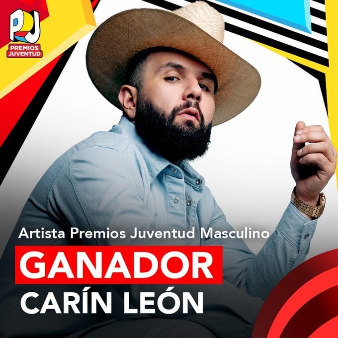 Ganador a Artista Premios Juventud Masculino en los Premios Juventud 2024