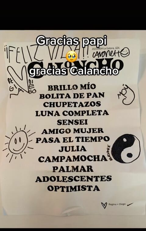 Repertorio de Caloncho en la boda